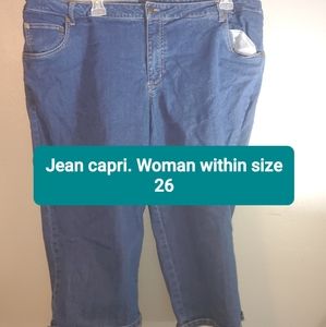 Plus size capri